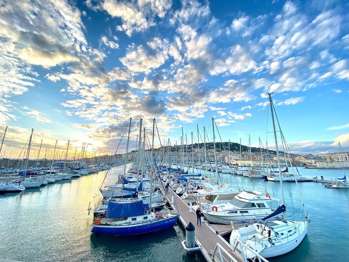 Escale Paisible A Sete, Belle Terrasse Vue Sur Mer Exteriér fotografie