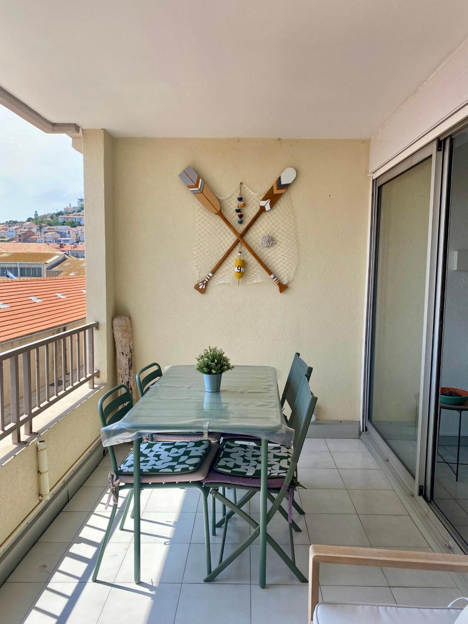 Escale Paisible A Sete, Belle Terrasse Vue Sur Mer Exteriér fotografie